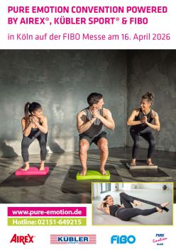 16.04.2025 - Einzelticket DONNERSTAG Pure Emotion Convention powered by AIREX®, Kübler Sport® & FIBO