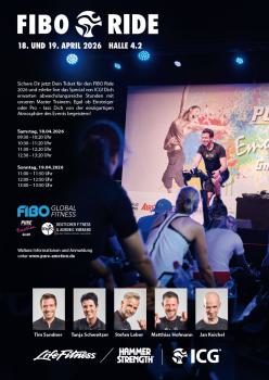 18.04.2026 - Pure Emotion Ride in Köln powered by FIBO & ICG®, DFAV Einzelticket SAMSTAG - inkl. FIBO Eintritt