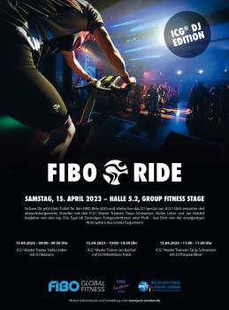 15.04.2023 - Pure Emotion Ride in Köln powered by FIBO & ICG®, SIXPACK SAMSTAG - inkl. FIBO Eintritt